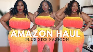Amazon Plus Size Summer Fashion Haul / Matching Sets &amp; Sandals Try On
