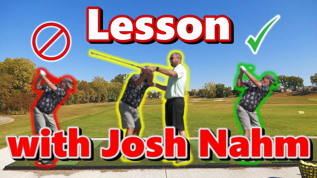 MY LESSON with JOSH NAHM Former Hank Haney Junior Golf Clinic