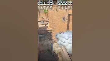 VITALITYS INSANE SMOKE TOWER #cs2 #shorts #Vitality #mouz