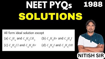 All form ideal solution except
