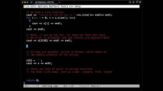 Strings and Enumeration Types