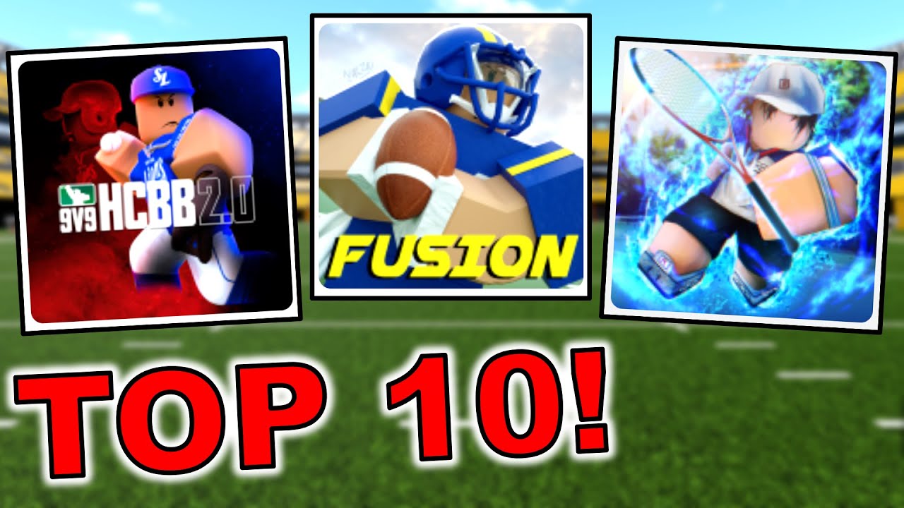 The TOP 10 BEST Sports Games on ROBLOX!