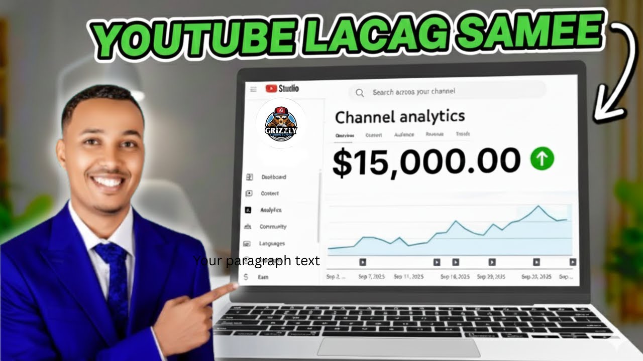 Qof kuu sheegaya maleh Sidan uga samee youtube lacagta Adiga oo waqti kaa galin