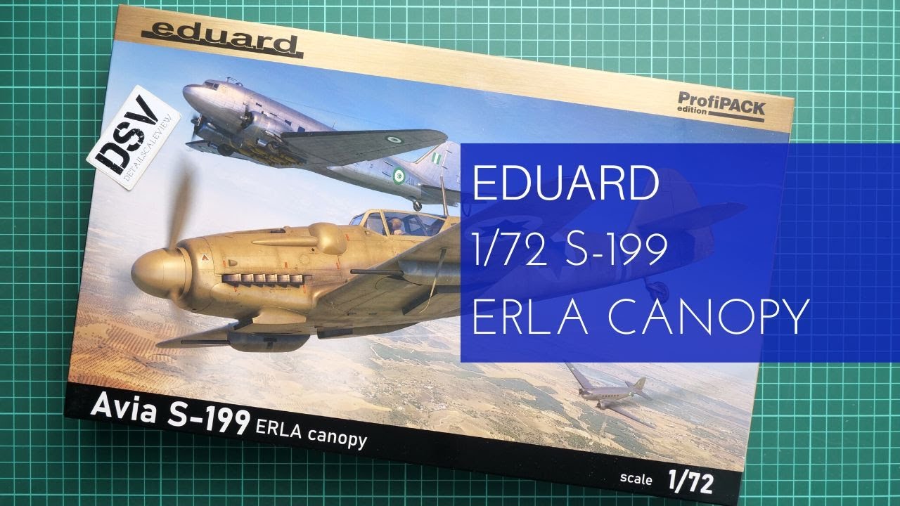 eduard-1-72-avia-s-199-erla-canopy-profipack-70152-review-youtube