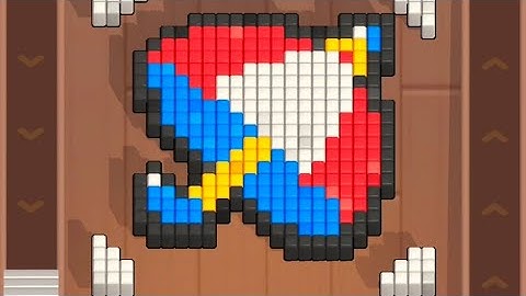 Color pixel shooter level 18 Walkthrough Solution 