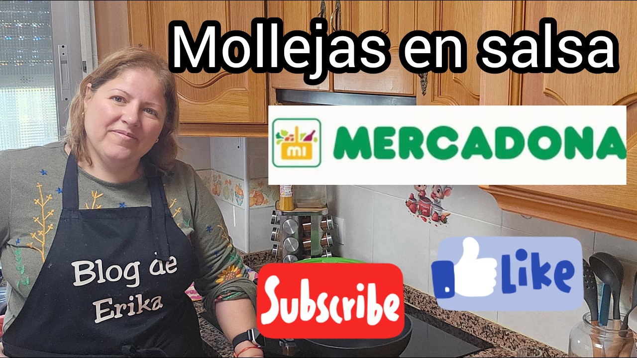 🛒🛒   MOLLEJAS EN SALSA Y MERCADONA👩‍🍳🛒