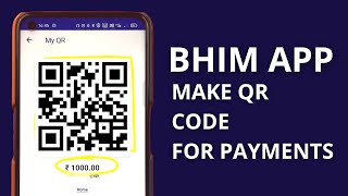 How to Make QR Code in BHIM UPI App to Receive Money? | BHIM UPI QR Code Generator screenshot 3