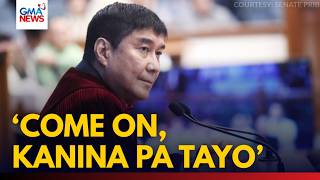 Sen. Raffy Tulfo, napasigaw sa paulit-ulit na tanong ng Defense team sa AMLC witness | GMA News