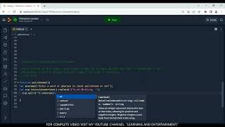 JavaScript | Palindrome Tester|Beginner's practice