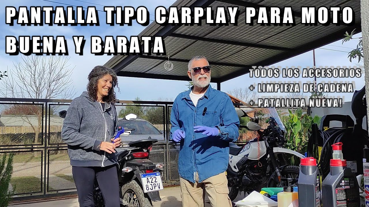 ¡CADA UNO CUIDA LA SUYA! Lavamos las MOTOS y mostramos todos los accesorios que le pusimos.