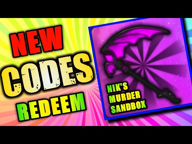 Nik's Murder Sandbox Codes - Roblox