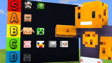 i ranked every minecraft mob in a tier list