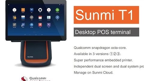 ANDROID TOUCH BILLING MACHINE - SUNMI T2 - 3 INCH RECEIPT PRINTER INBUILT