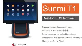 ANDROID TOUCH BILLING MACHINE - SUNMI T2 - 3 INCH RECEIPT PRINTER INBUILT