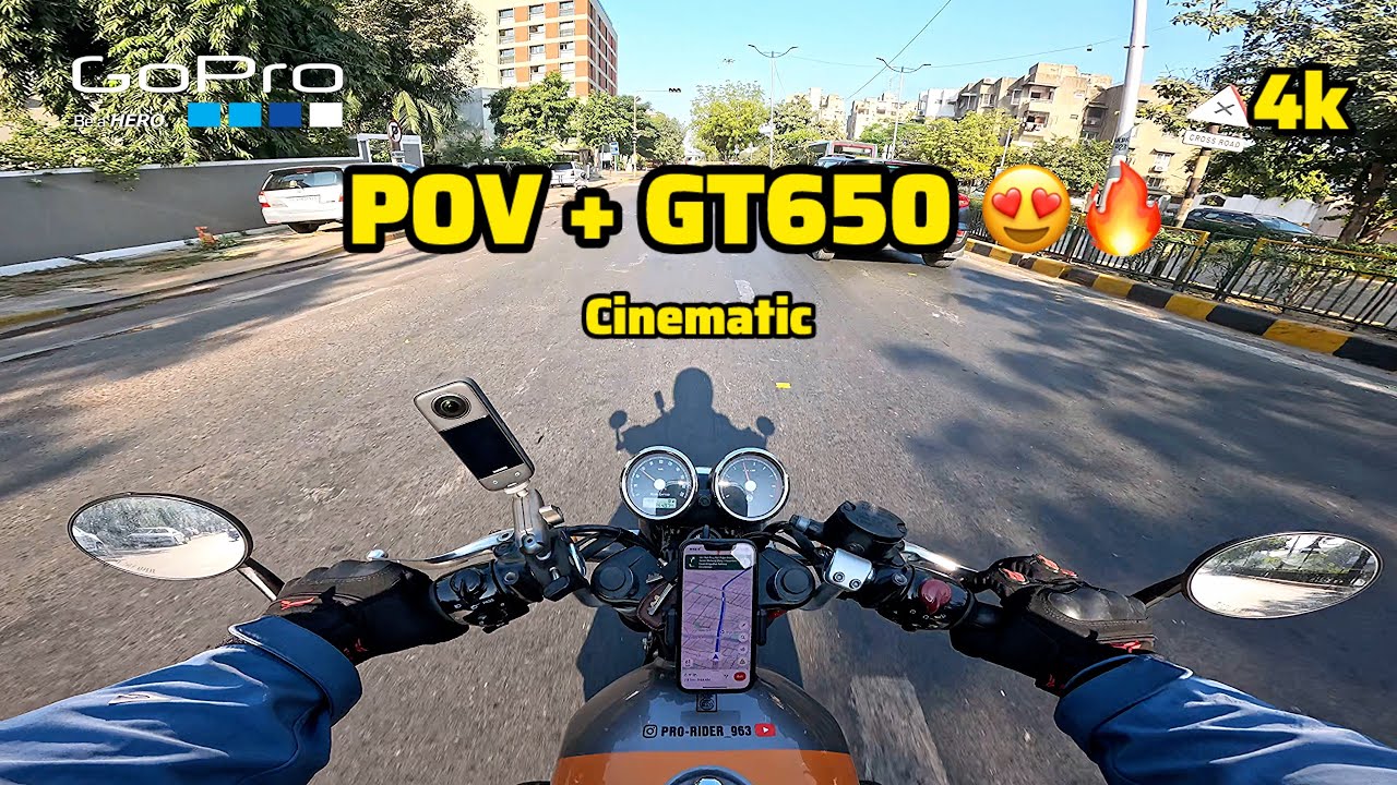 Continental GT650-SSP EXHAUST RAW SOUND😍🔥| QUICK RIDE🫶🏻 | MRNG RIDE❤️‍🩹 | POV | 