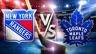 New York Rangers vs Toronto Maple Leafs | 1st Period October 30, 2015 | EA NHL 16 Hockey Tournament