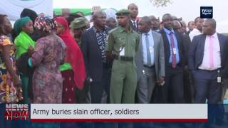 Nigerian Army buries slain officer, soldiers
