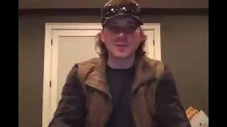 Morgan Wallen apologizing for being a racist.