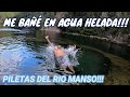 TE ATREVES A  METERTE en aguas tan frías???...  EL BOLSON, LAGO PUELO | PILETAS DEL RIO MANSO!!!