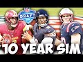 Simming the 2024 rookie class 10 years into the future madden 24 franchise