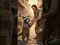 how a raccoon max work to earn a living ❤️ #love #life #story