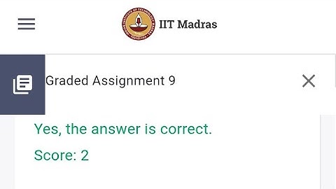 # week 9 Computational thinking Graded Assignment #bs degree #iitm