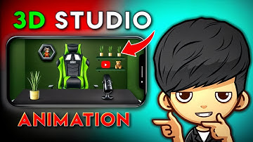 How To Create 3D Studio In Mobile || Create 3D Studio In Capcut With Pixcellab ✅