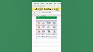 Advanced XLookup in Excel | Advanced Excel Formula #excel #exceltutorial #exceltips