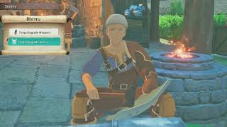 Monster Hunter Stories 3 - Azuria Castle: Smithy Is Open (Unlocked) Look at Weapons and Armors | NS2
