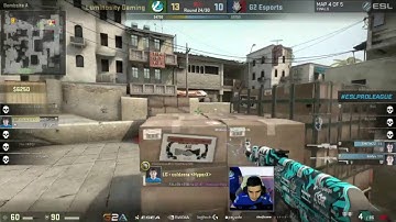 CSGO LG Coldzera INSANE 4k, no ammo clutch!