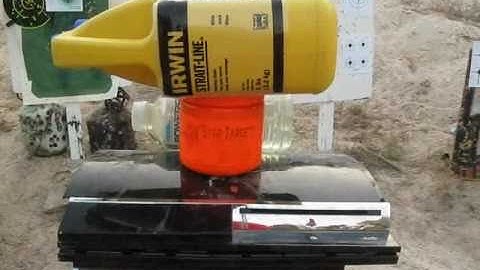 Exploding Rifle Target Vs. Playstation 3