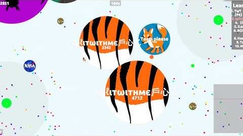 A Teaming Video| Agar.io Tricksplit