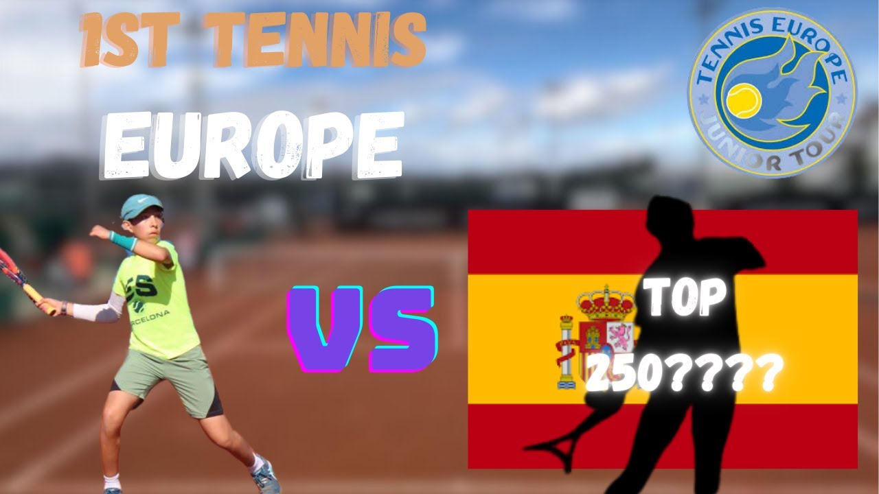 First Match in Tennis Europe vs 250 Player from Spain YouTube