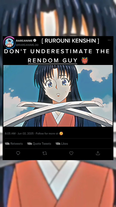 Don't underestimate the rendom Guy 🥶 ll RUROUNI KENSHIN in Hindi dub ll#shorts #kenshinhimura