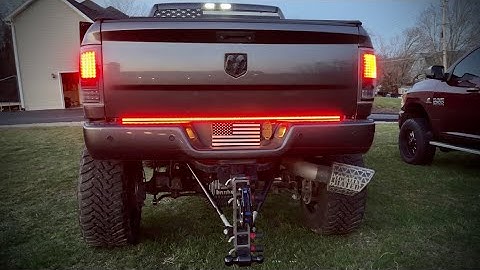 Install and Review of the MICTUNING 60” LED tailgate light strip on my 2016 Ram 2500.