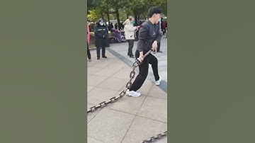 Thumbnail of Insanely long metal chain whip