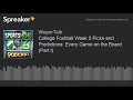 Week 16 College Football Picks and Predictions  Every ...