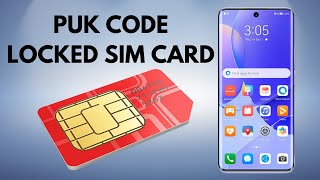 How to unlock a locked sim card (the PUK code) #puk #pukcode