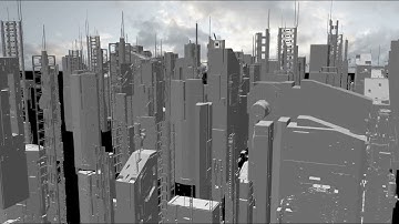 City Sci-fi (Element 3D)