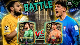 TOTS DONNARUMMA VS TOTS KOBEL BATTLE 🔥☠️ || WHO IS THE BEST PERFORMANCE IN EA FC MOBILE 24