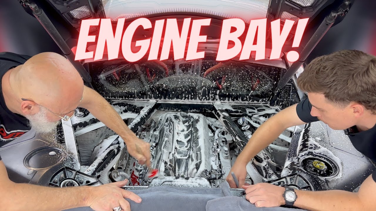 How to CLEAN and PROTECT your engine bay (C8 Corvette) YouTube