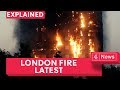 London fire: at least 12 dead after Grenfell tower block sets fire on Latimer Road in London