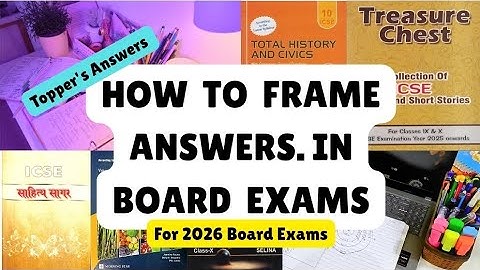Framing Answers In 2026 Board Exams Ultimate Guide✨️Topper
