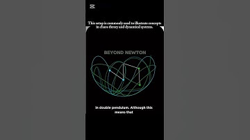 This setup is commonly used to illustrate concepts in chaos theory and dynamical systems. 