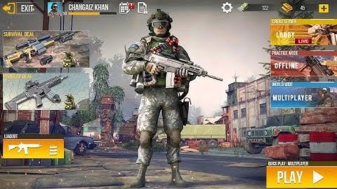 Offline commando 3D sniper shooter - new games 2020