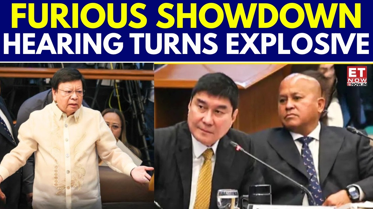 Philippines Senate Live: Furious Showdown Rocks Senate— Hearing Turns Explosive | ET Now | Manila