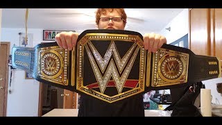 WWE CHAMPIONSHIP COMMEMORATIVE REPLICA BELT UNBOXING!!