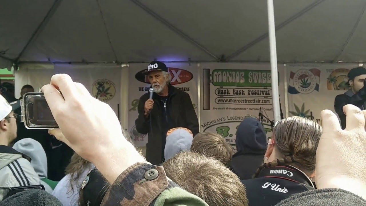 Tommy Chong at Hash Bash 2015 4:20 Speech
