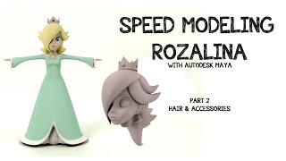 Speed Modeling - Rosalina (Part2/4)