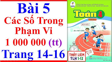 Toán Lớp 4 Bài 5 | Các Số Trong Phạm Vi 1 000 000 (tiếp theo) | Trang 14 - 16 | Cánh Diều